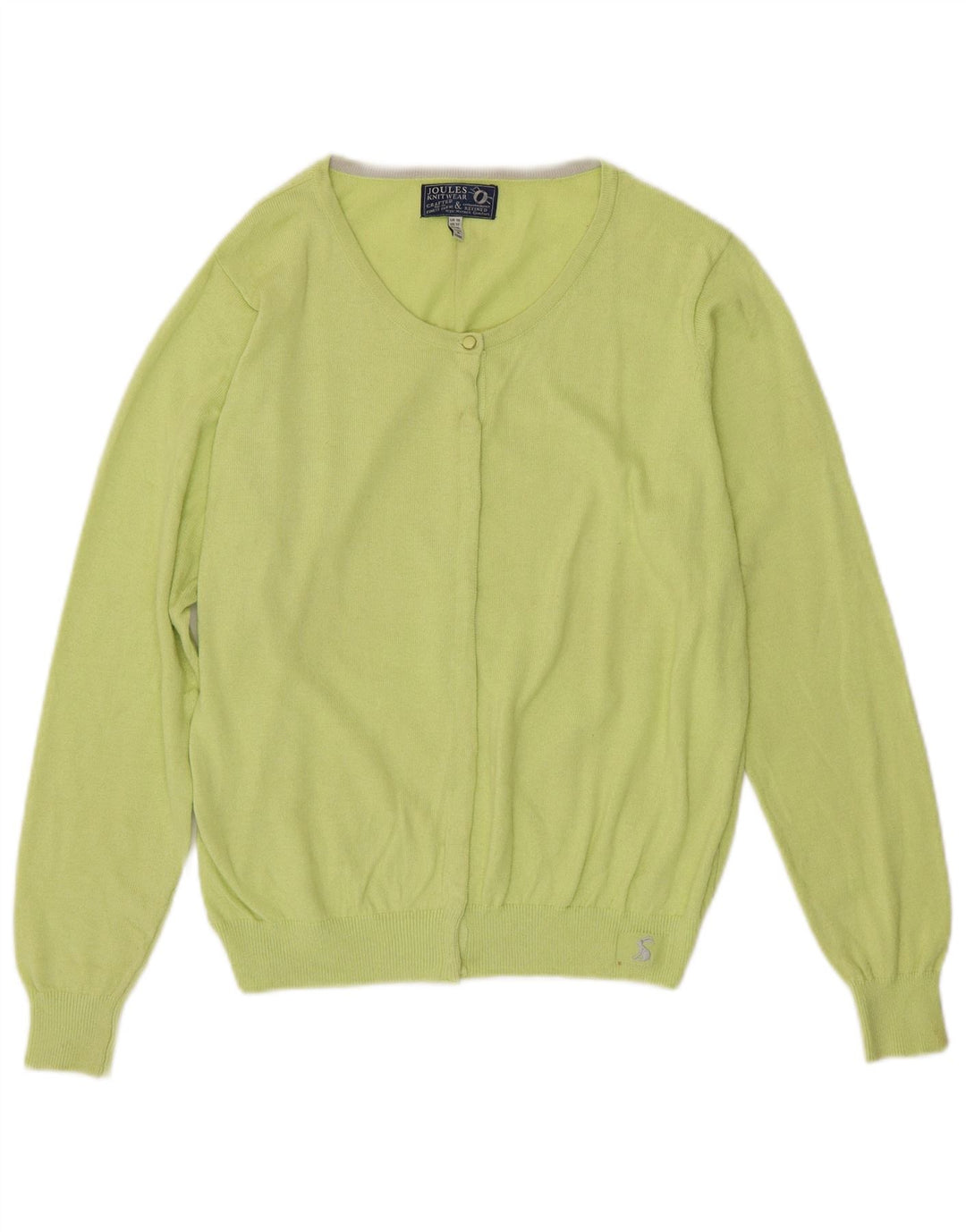 JOULES Womens Cardigan Sweater UK 16 Large  Green Polyester