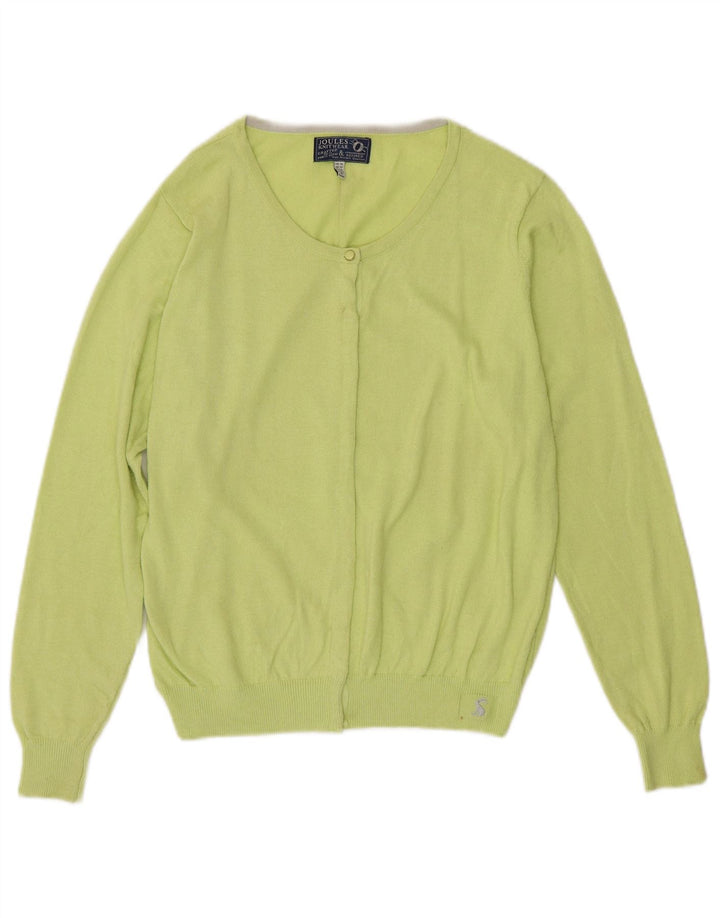 JOULES Womens Cardigan Sweater UK 16 Large  Green Polyester
