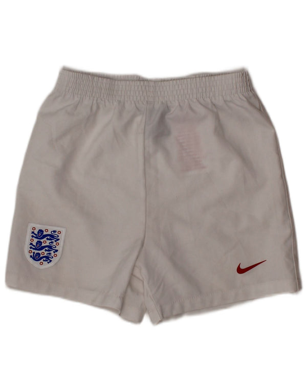 NIKE Boys England National Football Team Sport Shorts 2-3 Years  White