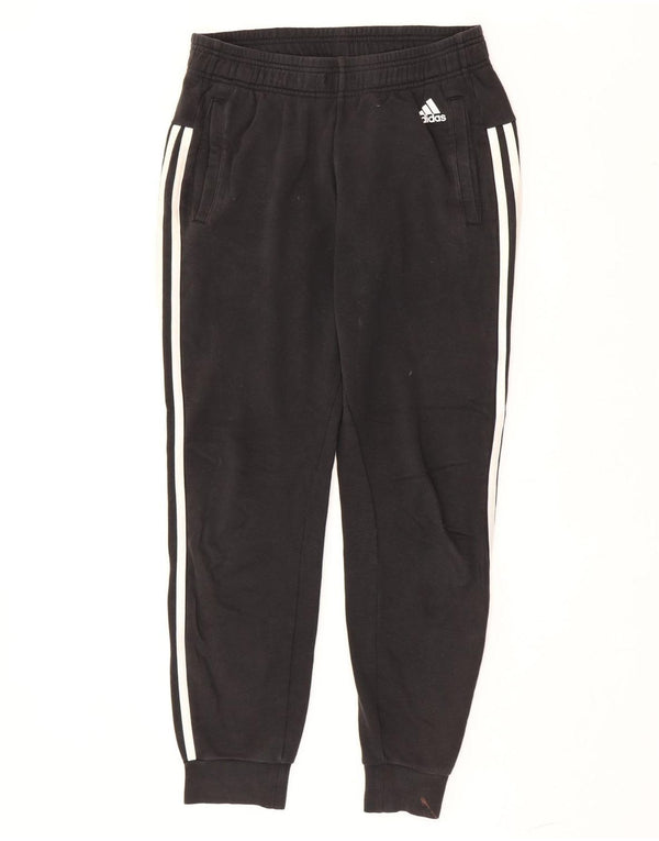 Adidas Mens Tracksuit Trousers Joggers Small  Black Cotton