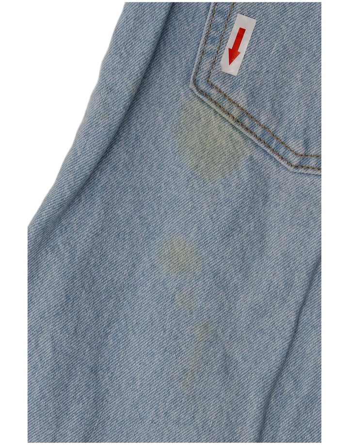 Levi's Womens 501 Distressed Straight Jeans W27 L28 Blue Cotton