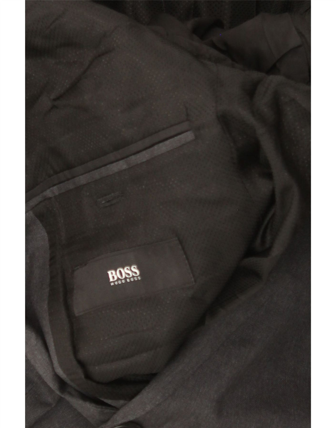 HUGO BOSS Mens 2 Button Blazer Jacket UK 36 Small Grey