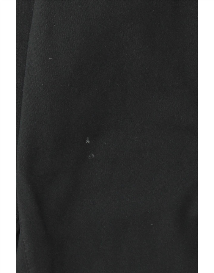 Nike Mens Dri Fit Zip Neck Pullover Tracksuit Top Medium Black Polyester