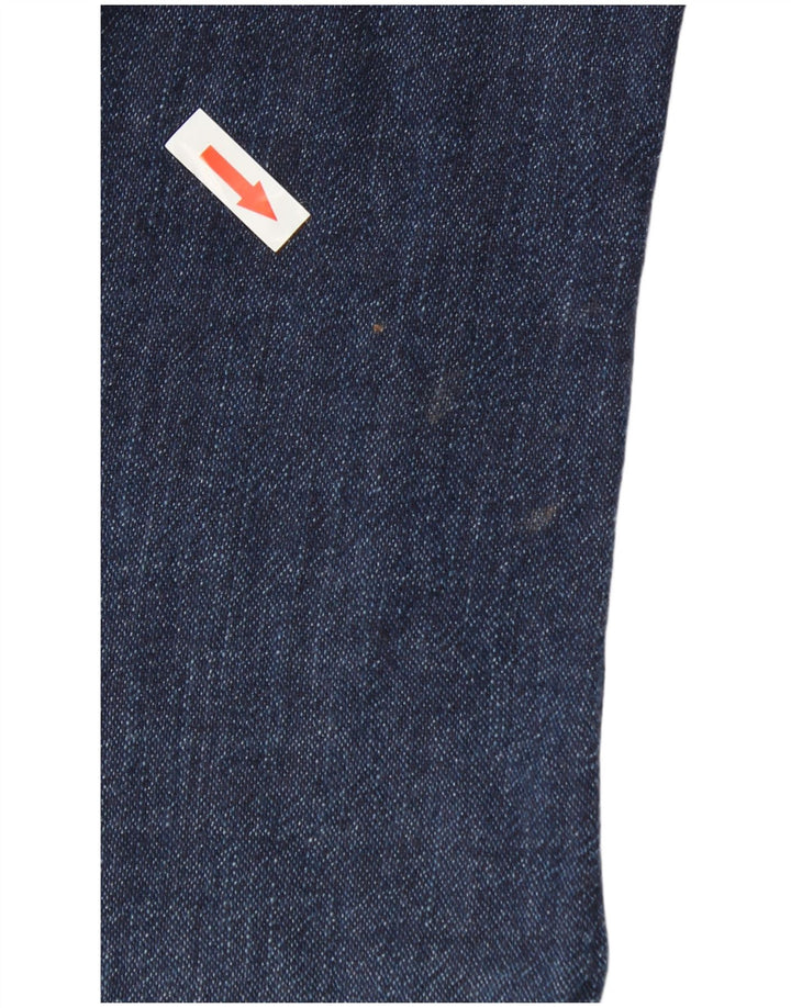Marlboro Classics Mens Shirt Large Navy Blue Cotton