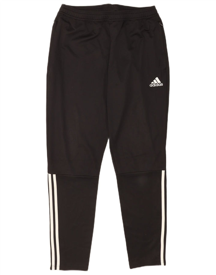 Adidas Mens Tracksuit Trousers Large Black Polyester