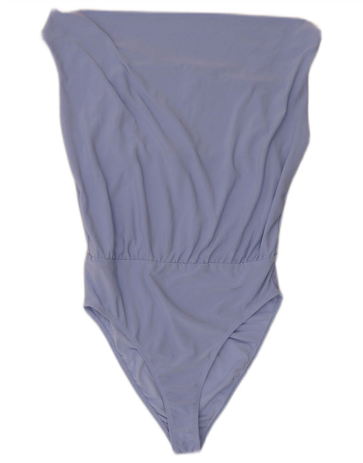 Zara Womens Swimwear UK 8 Small Blue Polyester