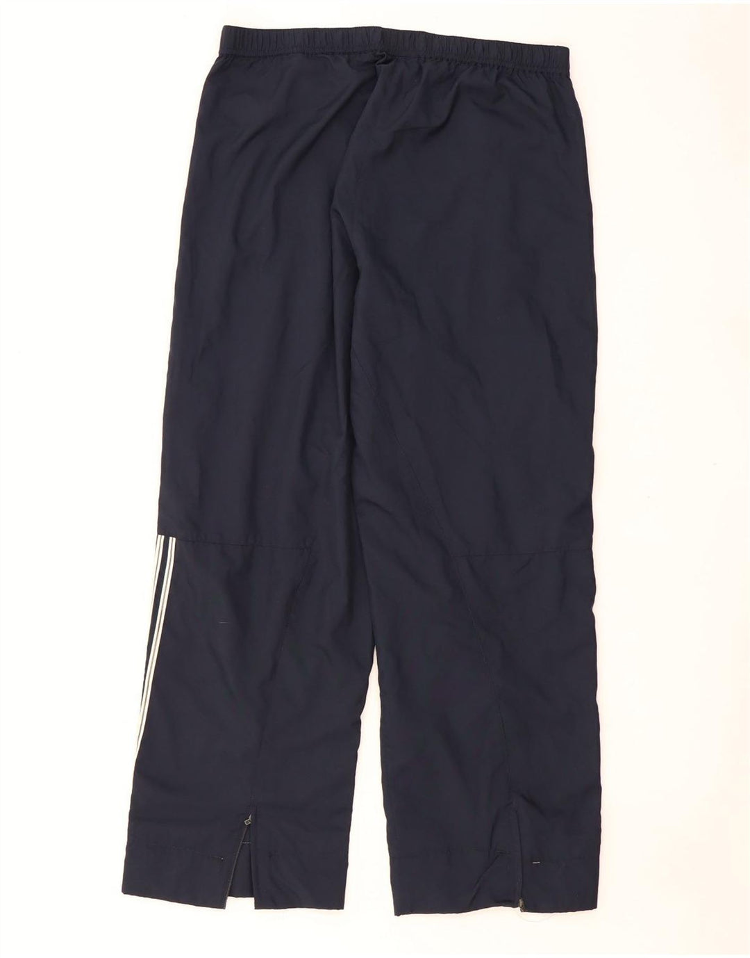 ADIDAS Womens Tracksuit Trousers UK 16 Large Navy Blue Polyester