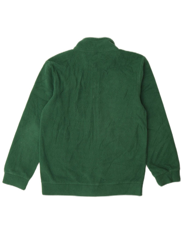 CHAMPION Boys Graphic Fleece Jacket 9-10 Years Medium  Green Polyester