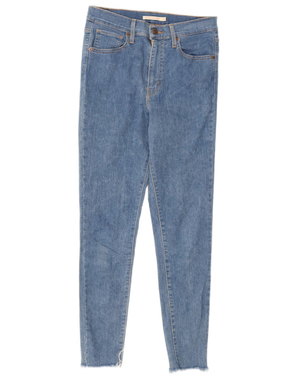 Levi's Womens Mile High Super Skinny Jeans W29 L30 Blue Cotton