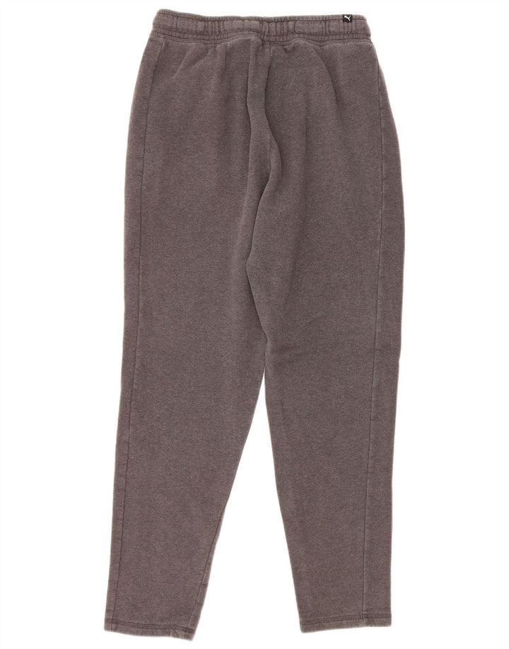 Puma Mens Tracksuit Trousers Medium W32 L30 Grey Cotton