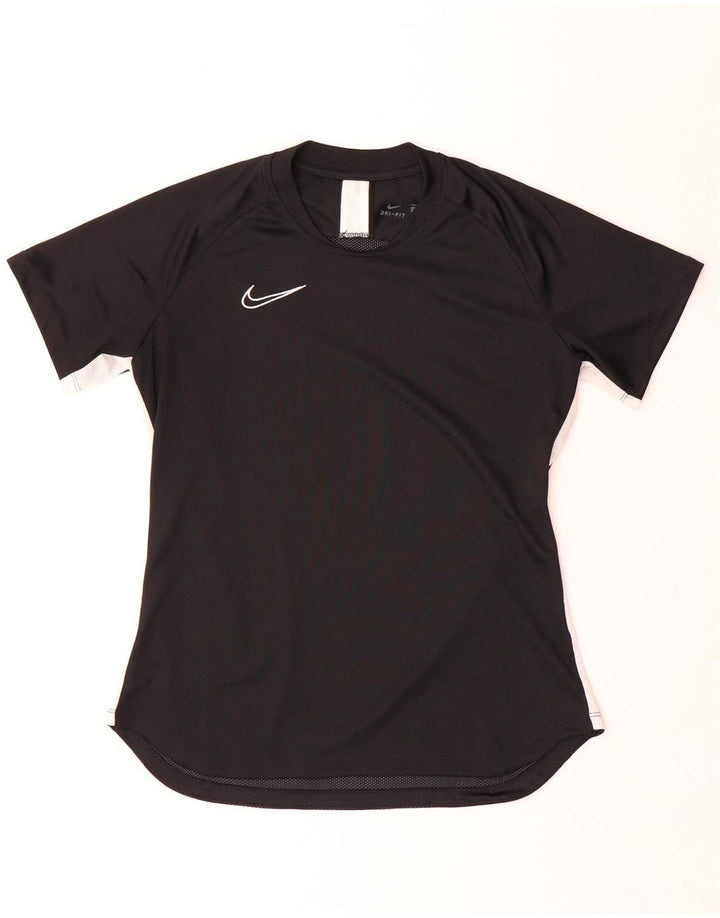 Nike Mens Dri Fit Tracksuit Top Medium Black Colourblock