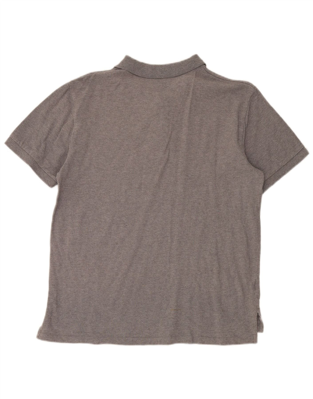 Eddie Bauer Mens Polo Shirt Large Grey