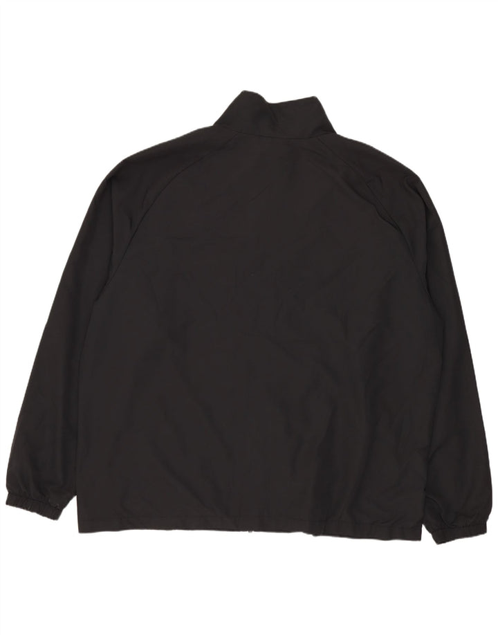 Nike Mens Tracksuit Top Jacket 2XL Black Polyester