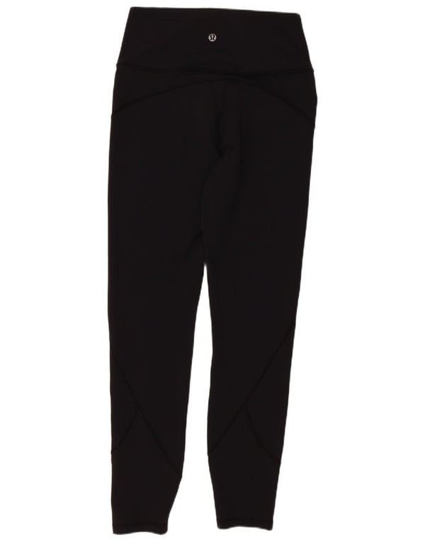 Lululemon Womens Crop Leggings US 6 Medium Black