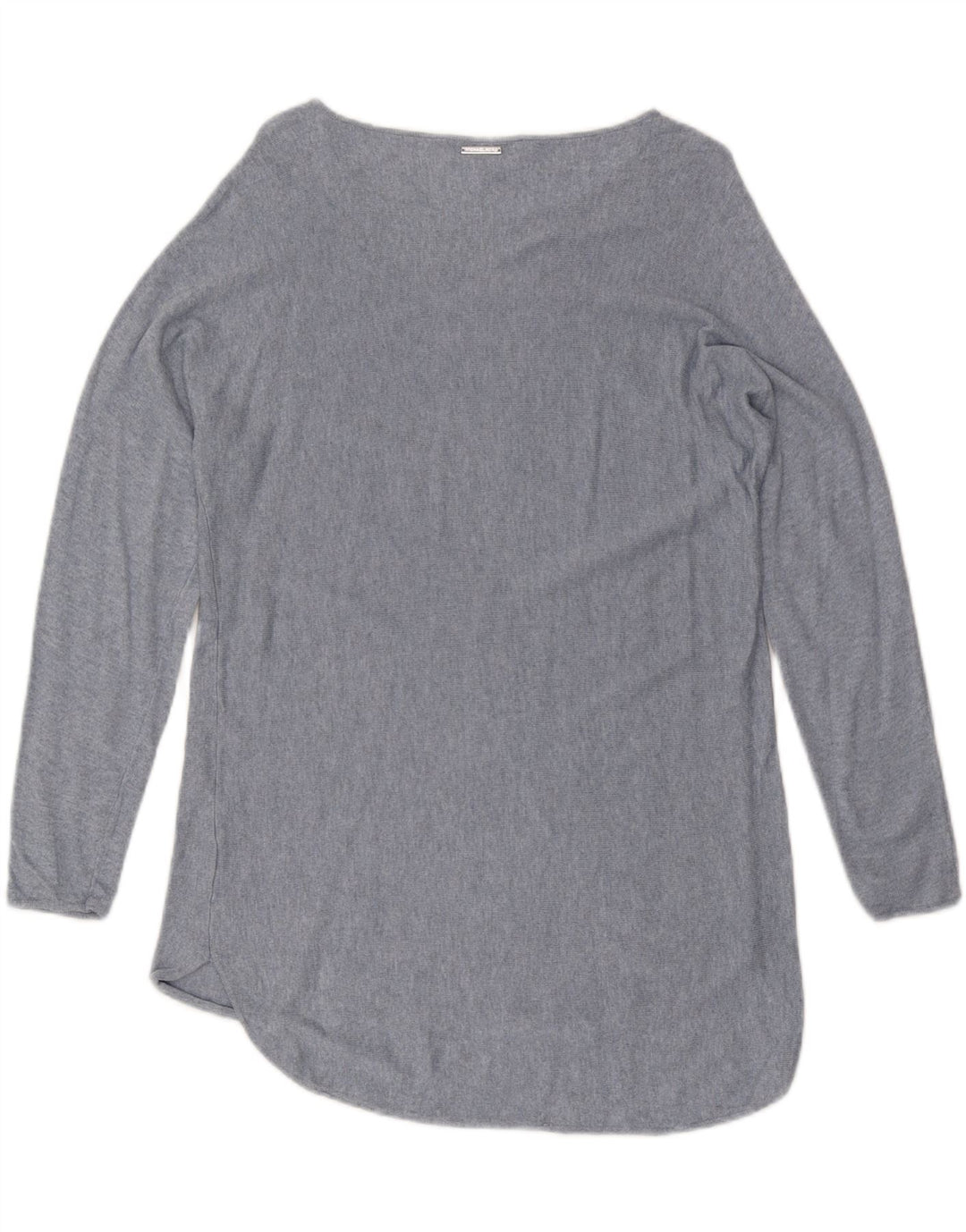 MICHAEL KORS Womens Boat Neck Jumper Sweater UK 14 Medium Blue