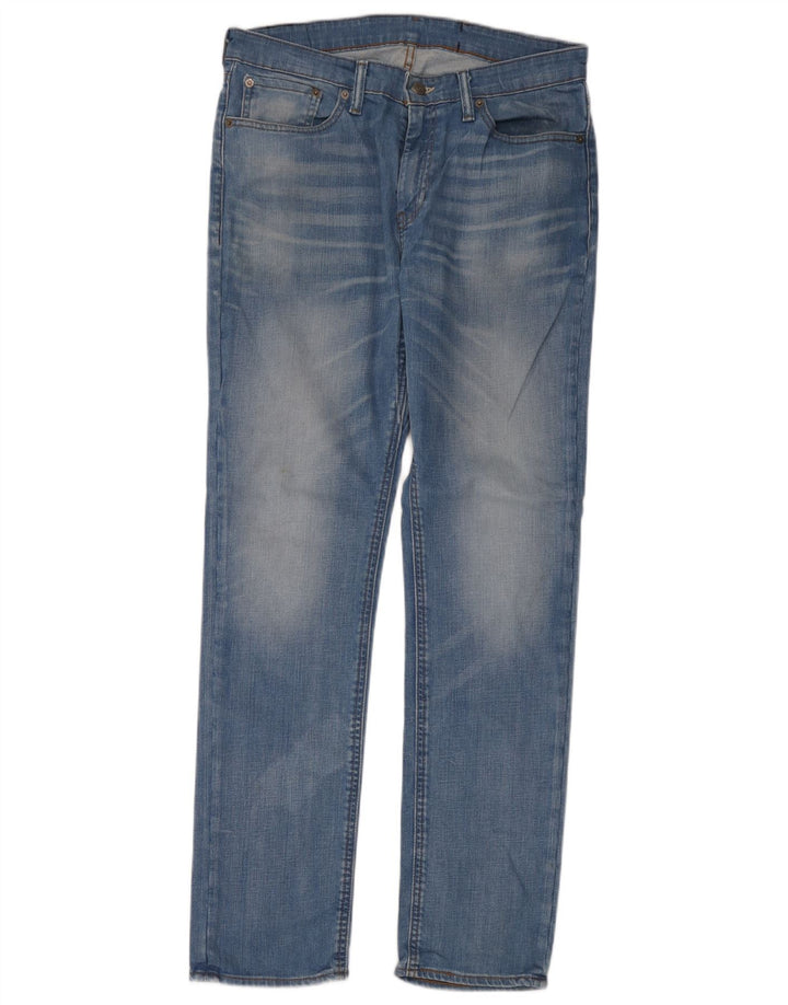 Levi's Mens 511 Slim Jeans W34 L32 Blue Cotton