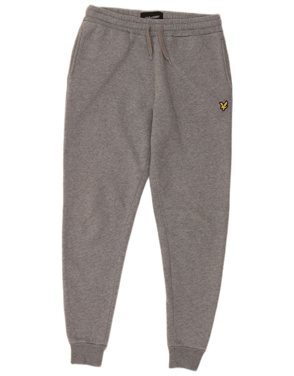 LYLE & SCOTT Mens Tracksuit Trousers Joggers Small  Grey Cotton