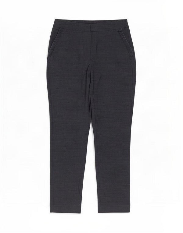 Zara Womens Slim Casual Trousers UK 10 Small W27 L26 Navy Blue