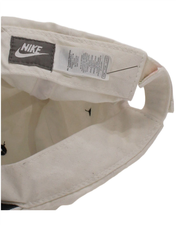 Nike Boys Baseball Cap 7-8 Years Small/Medium White Cotton