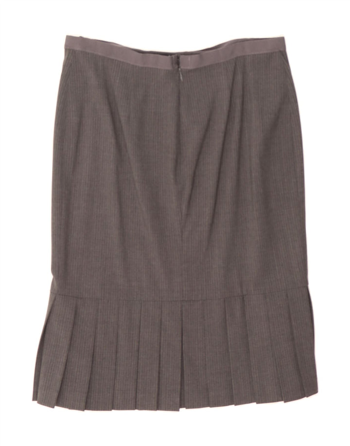 VINTAGE Womens Trumpet Skirt W32 Large Grey Vintage Vintage and Second-Hand Vintage from Messina Hembry 