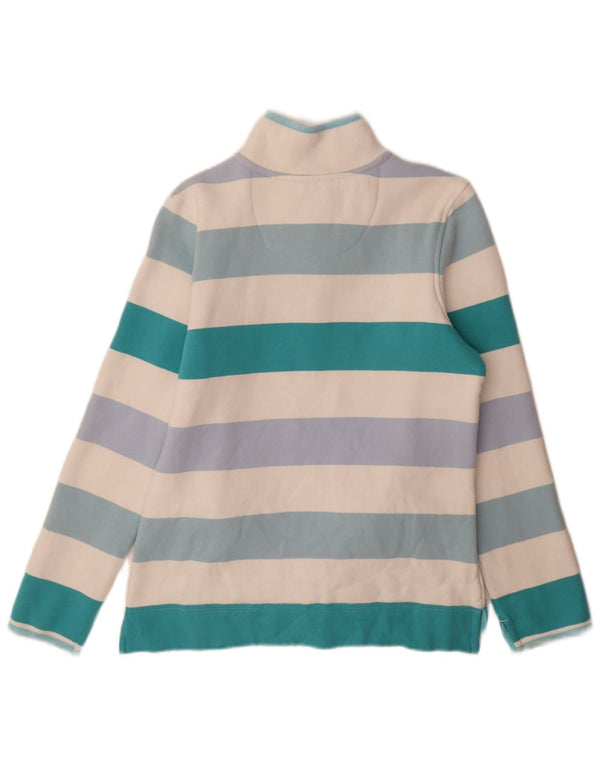 Crew Clothing Womens Sweatshirt Jumper UK 8 Small Multicoloured Striped