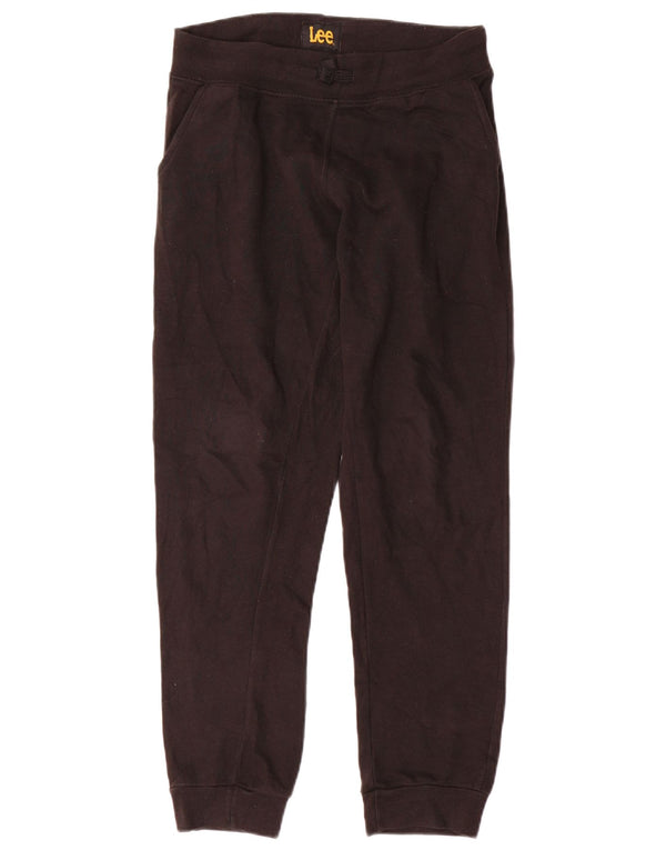 Lee Boys Tracksuit Trousers Joggers 14-15 Years Large  Black Cotton