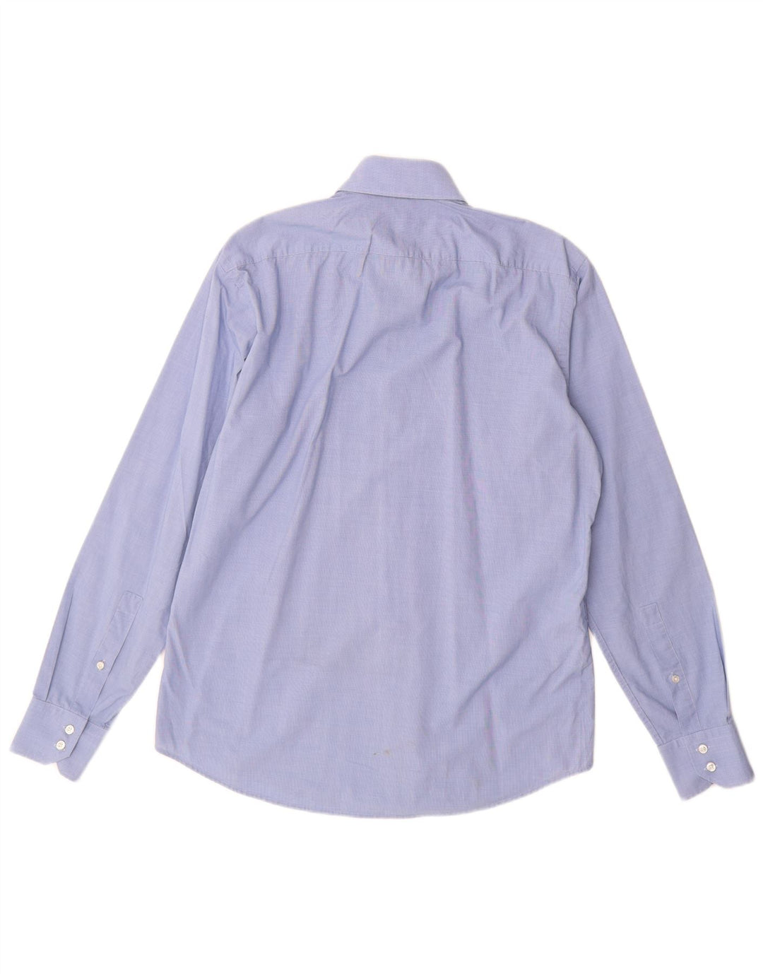 Hugo Boss Mens Regular Fit Shirt Size 39 15 1/2 Medium Blue Cotton