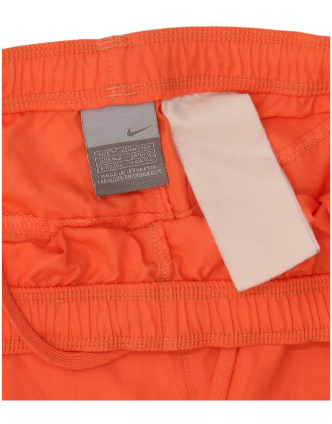 NIKE Womens Sport Shorts UK 10/12 Medium Orange