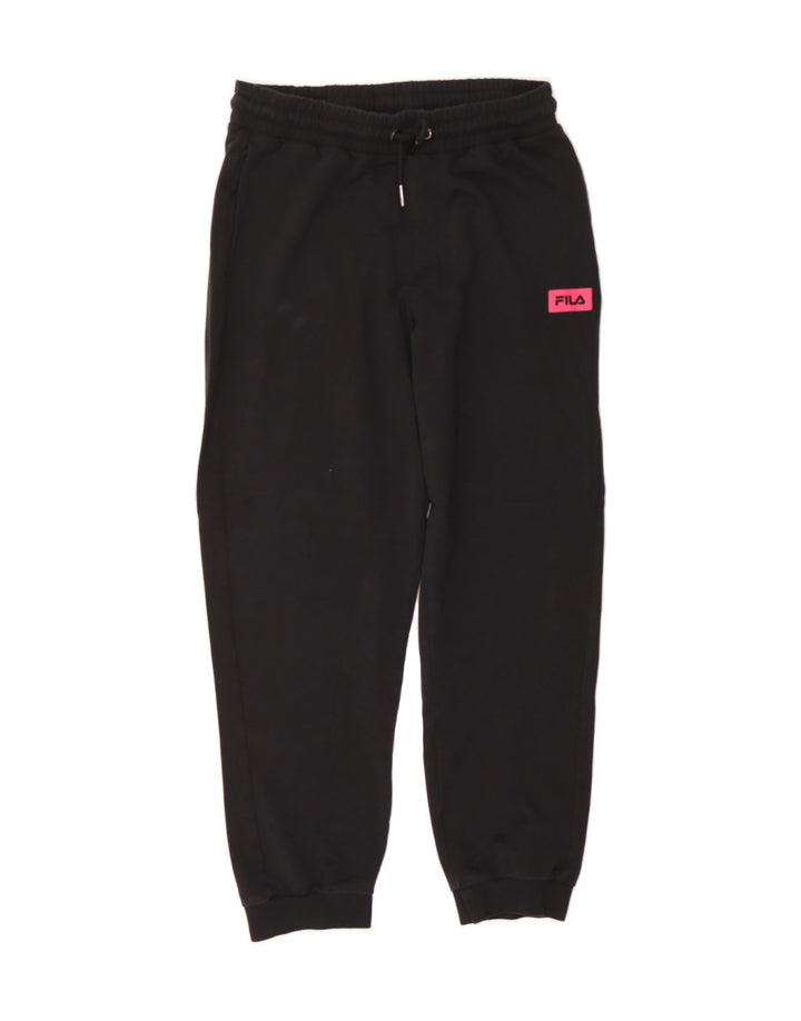 FILA Mens Tracksuit Trousers Joggers Medium  Black Cotton Vintage Fila and Second-Hand Fila from Messina Hembry 