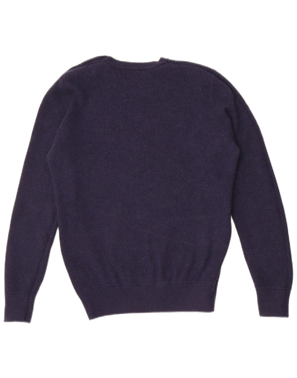 North Sails Mens Crew Neck Jumper Sweater Small Navy Blue Cotton