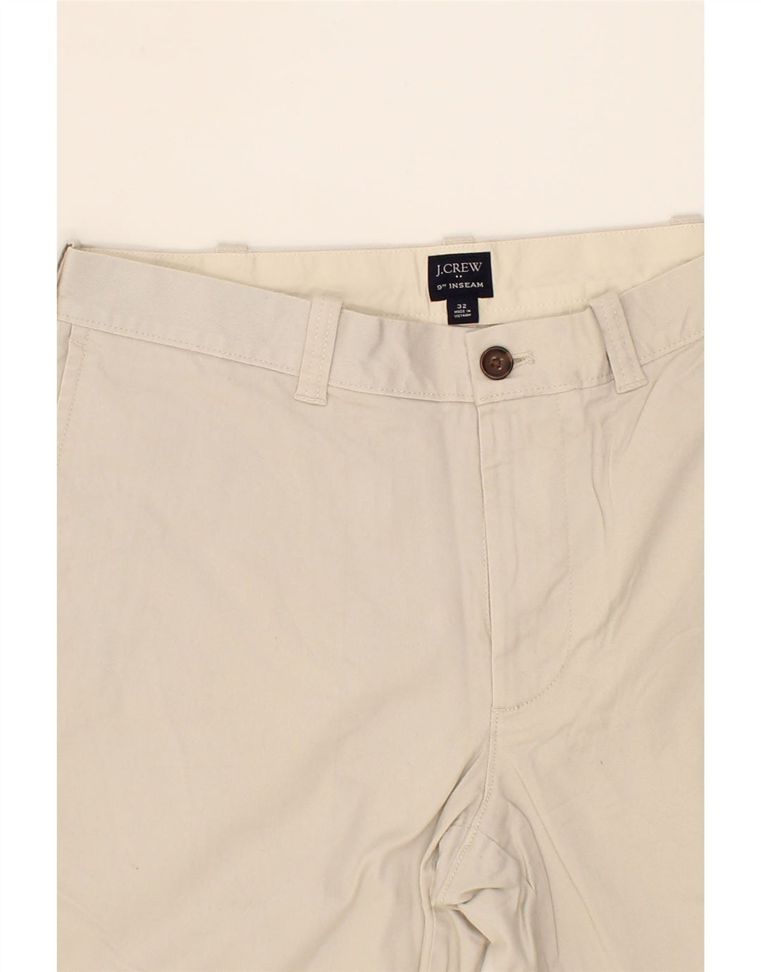 J. CREW Womens Chino Shorts W32 Large Beige Cotton Vintage J. Crew and Second-Hand J. Crew from Messina Hembry 