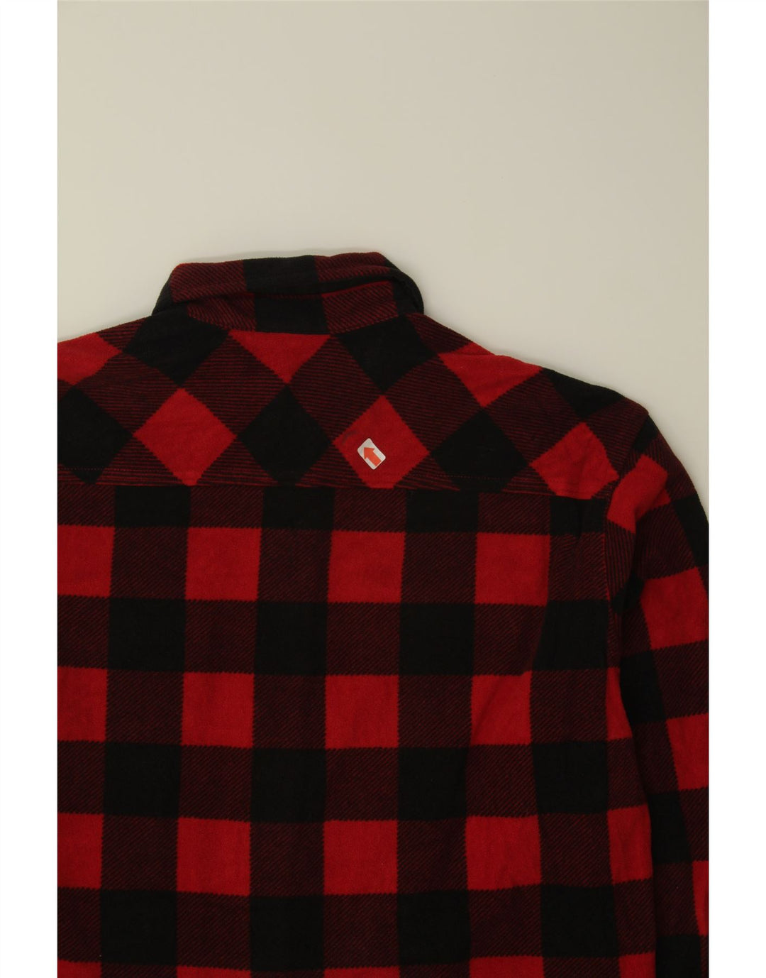 EDDIE BAUER Mens Flannel Shirt Medium Red Check Polyester Vintage Eddie Bauer and Second-Hand Eddie Bauer from Messina Hembry 