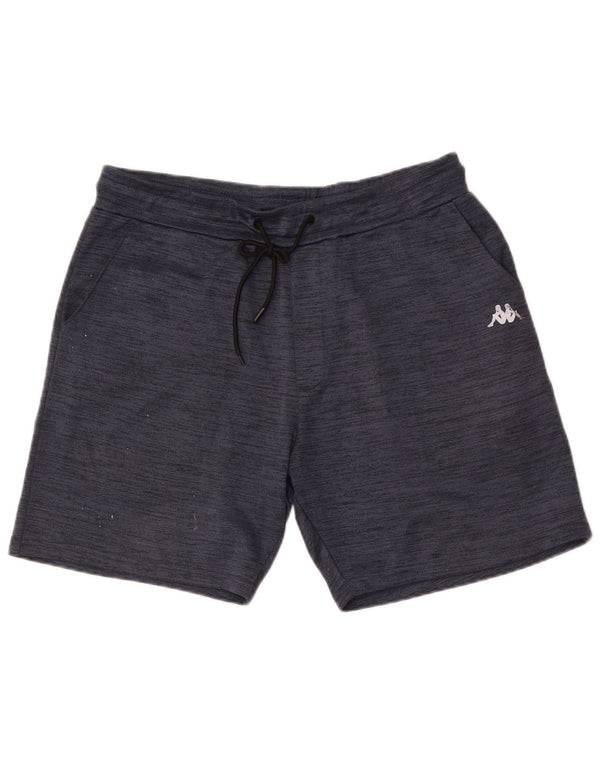 Kappa Mens Sport Shorts XL Navy Blue Flecked Polyester