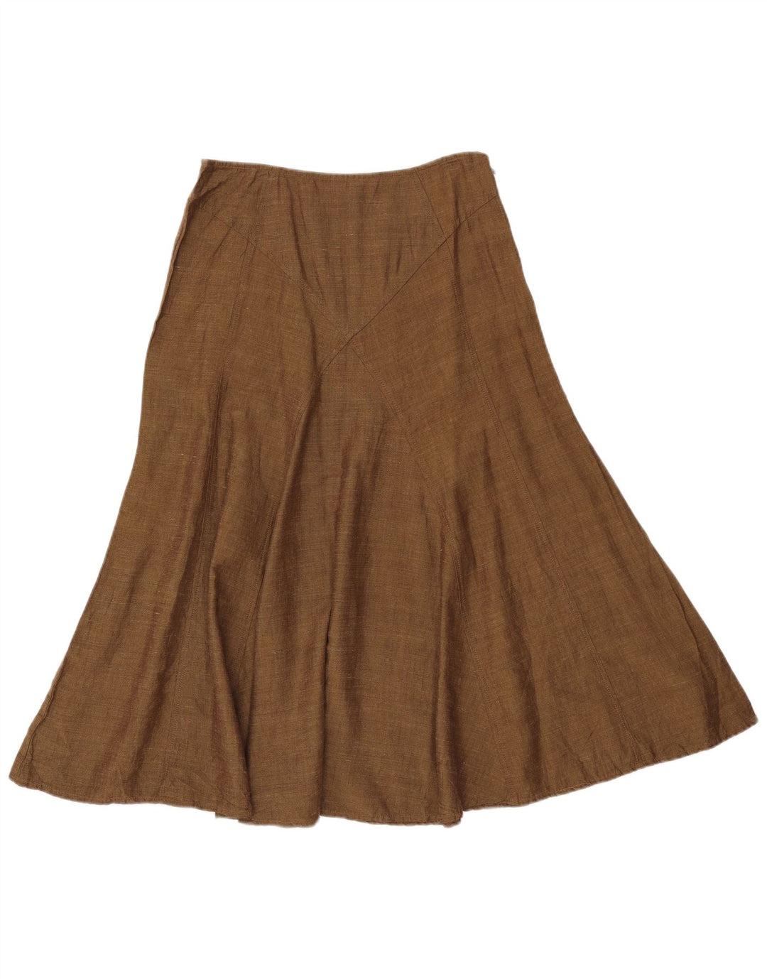 TRUSSARDI Womens A-Line Skirt IT 44 Medium W29  Brown Viscose