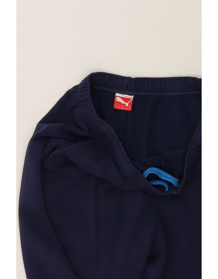 PUMA Mens Tracksuit Trousers Joggers Large Navy Blue Vintage Puma and Second-Hand Puma from Messina Hembry 