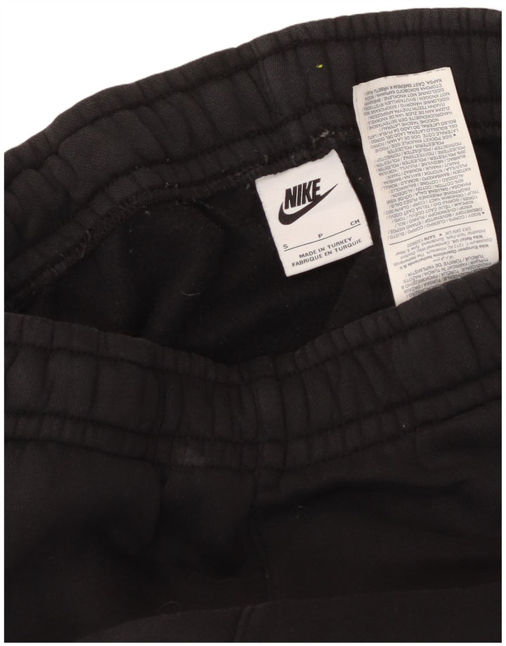NIKE Womens Cargo Tracksuit Trousers Joggers UK 10 Small  Black Cotton