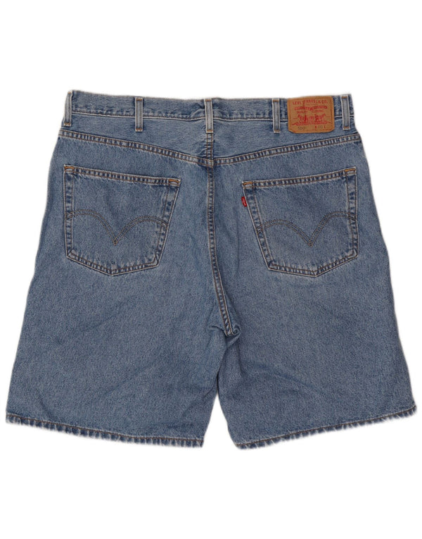 LEVI'S Mens 550 Relaxed Fit Denim Shorts W40 XL Blue Cotton