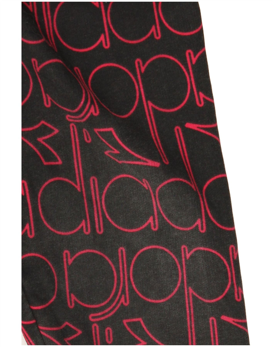 DIADORA Mens Graphic Hoodie Jumper Medium Black Cotton