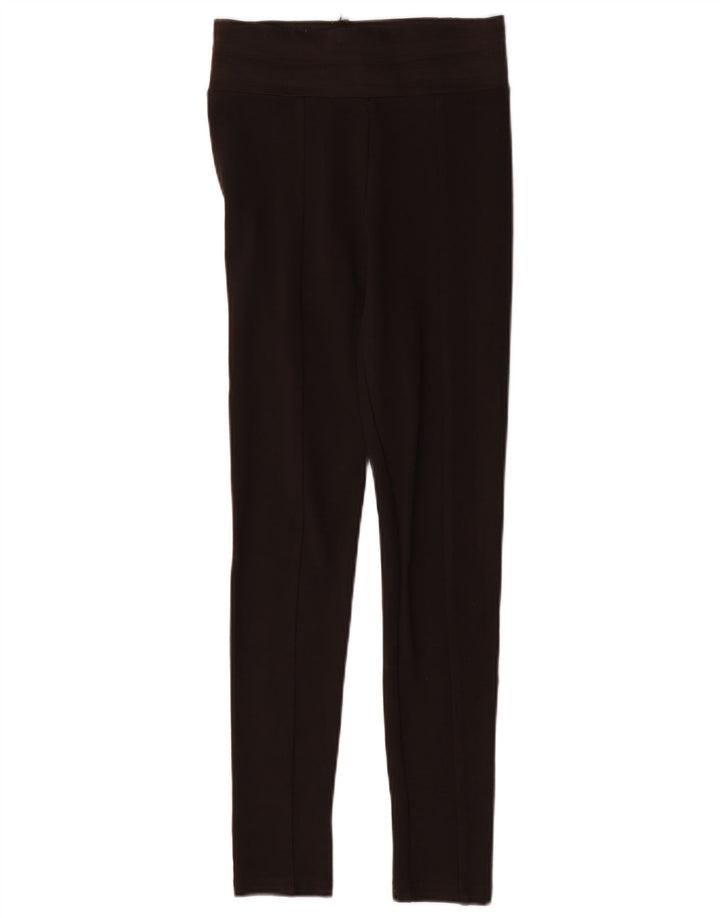 Zara Womens Leggings UK 12 Medium Brown