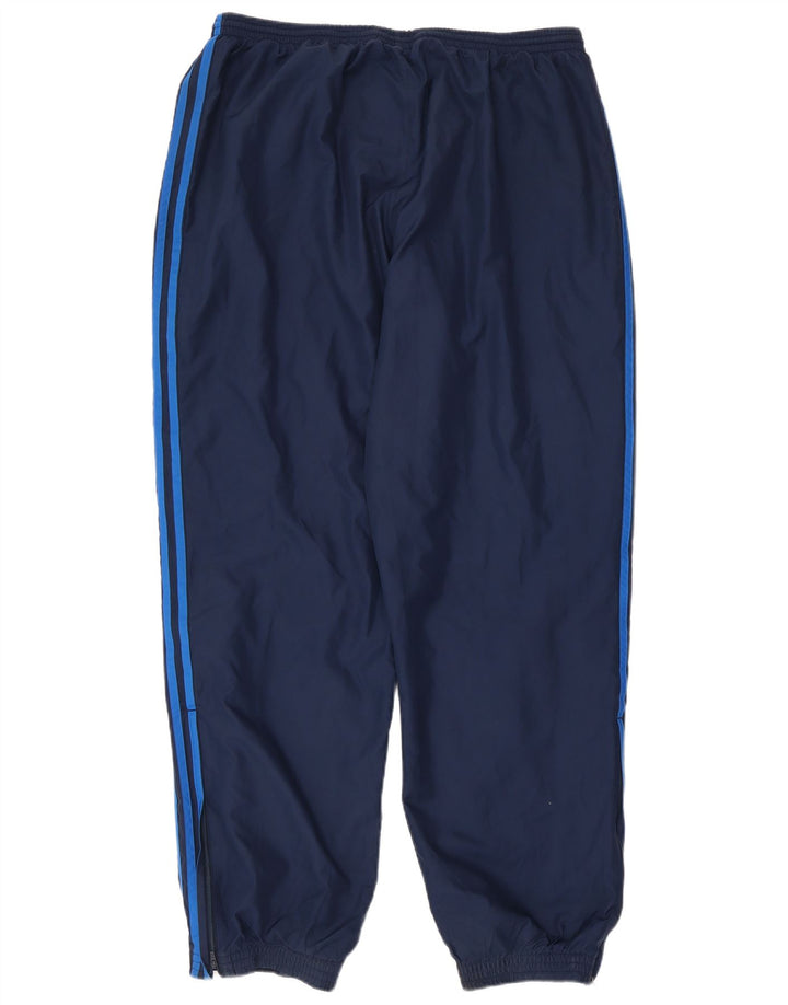 ADIDAS Mens Tracksuit Trousers Joggers XL  Navy Blue Polyester