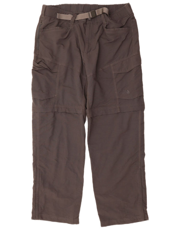 The North Face Mens Straight Cargo Trousers Large W36 L32 Grey Nylon