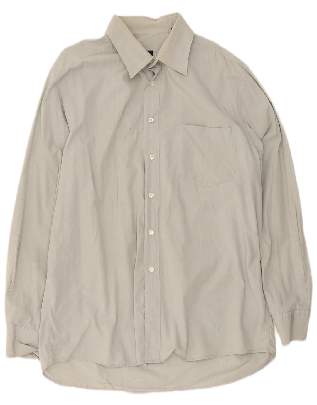 Hugo Boss Mens Shirt Size 17 1/2 44 XL Grey