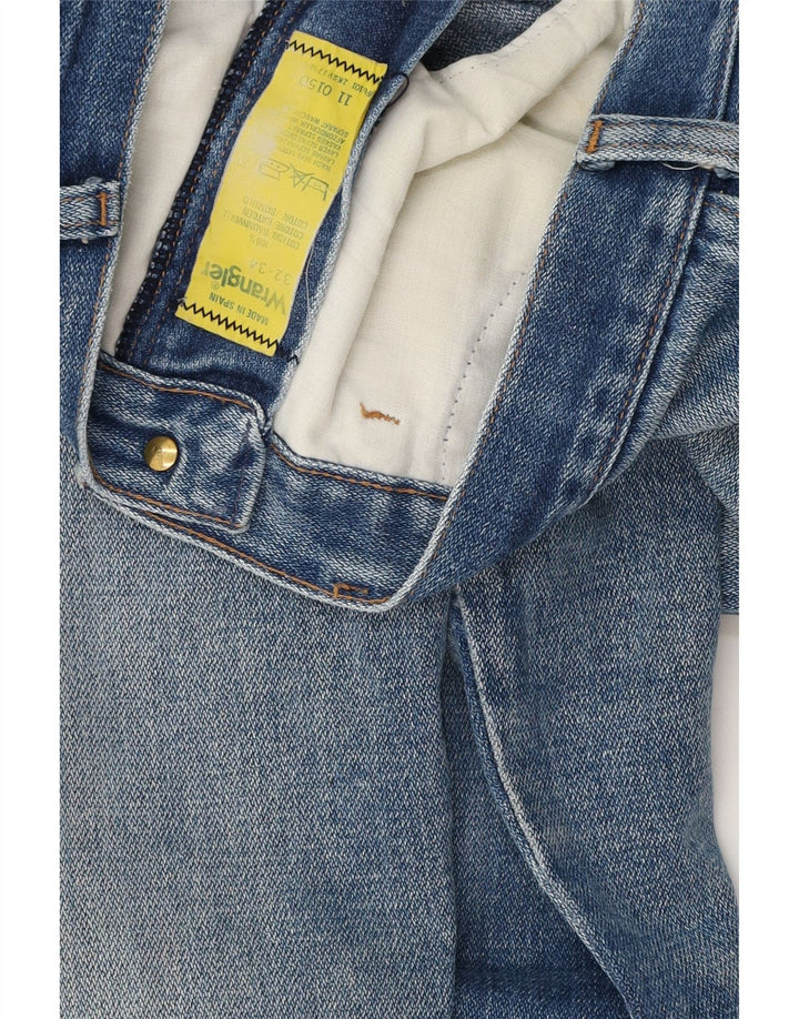 Wrangler Mens Straight Jeans W32 L27 Blue Cotton