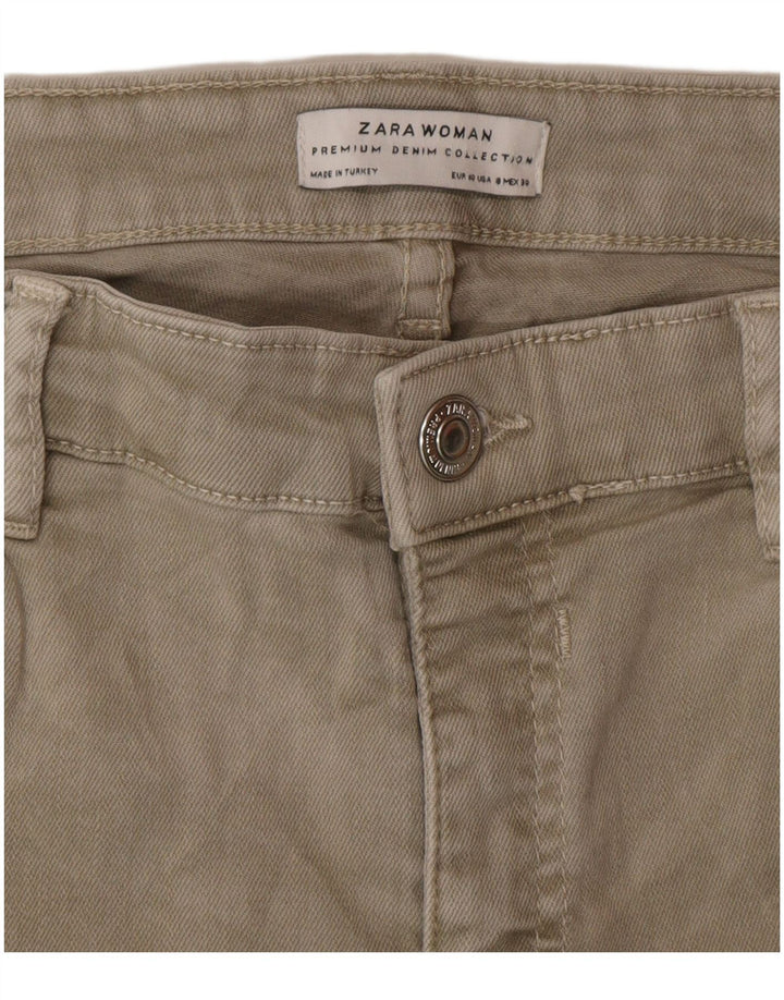 Zara Womens Slim Jeans EU 40 Medium W30 L26 Grey