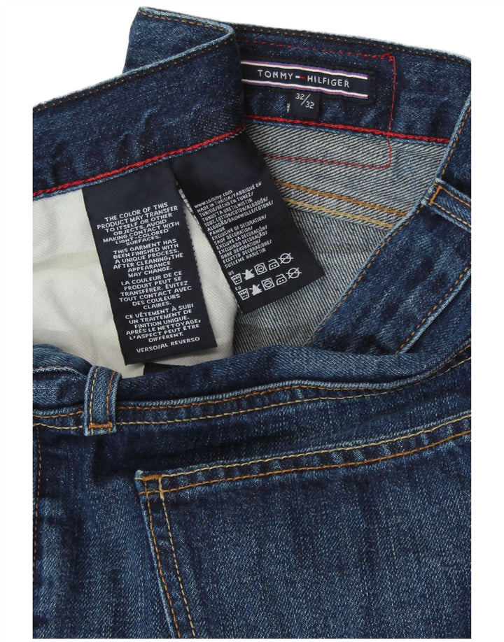 TOMMY HILFIGER Mens Straight Jeans W32 L32  Blue Cotton