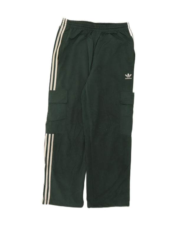 Adidas Mens Cargo Tracksuit Trousers Medium Green Polyamide