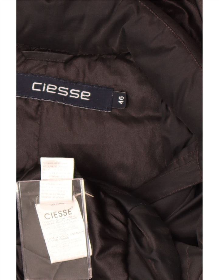 Ciesse Piumini Womens Hooded Padded Jacket IT 46 Large Black Polyester