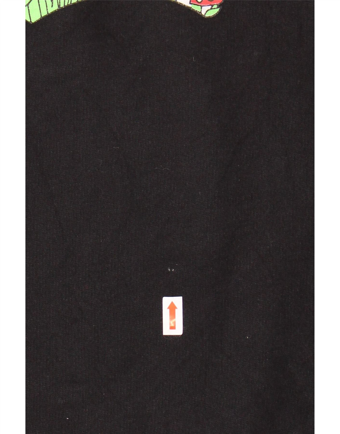 LEVI'S Womens Graphic Sweatshirt Jumper UK 10 Small Black Floral Cotton