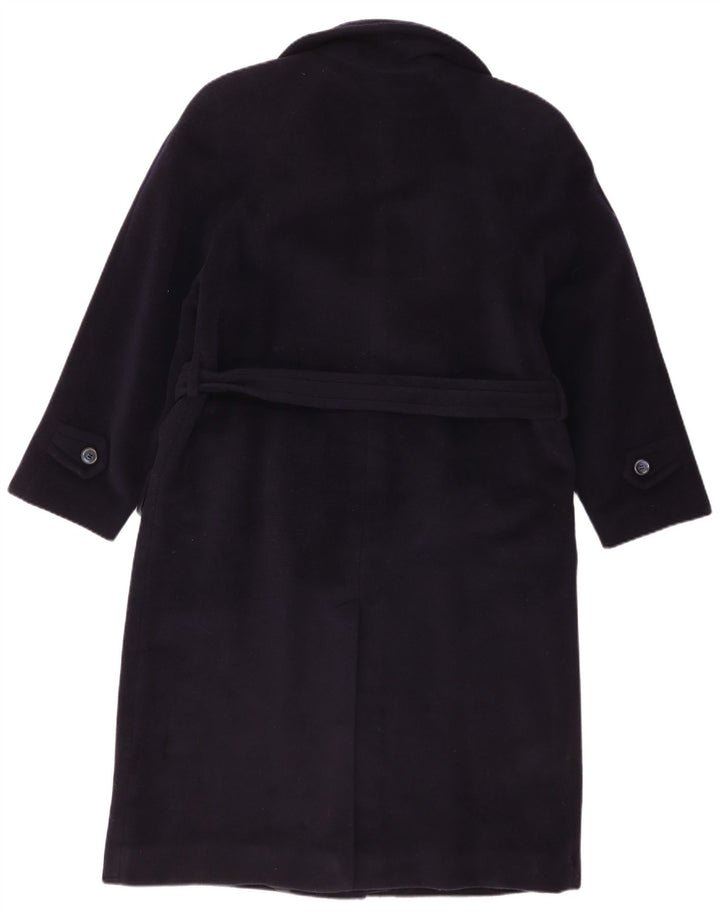 Lanificio Campore Womens Oversized Overcoat IT 42 Medium Navy Blue