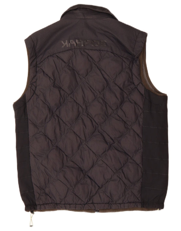 Sportful Mens Karpos Graphic Padded Quilted Gilet UK 42 XL Black Polyamide